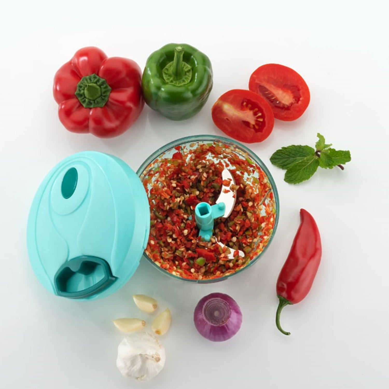0080 V Atm Green 450 ML Chopper widely used in all types of household kitchen purposes for chopping and cutting of various kinds of fruits and vegetables etc. 0080 V Atm Green 450 ML Chopper widely used in all types of household kitchen purposes for chopping and cutting of various kinds of fruits and vegetables etc.